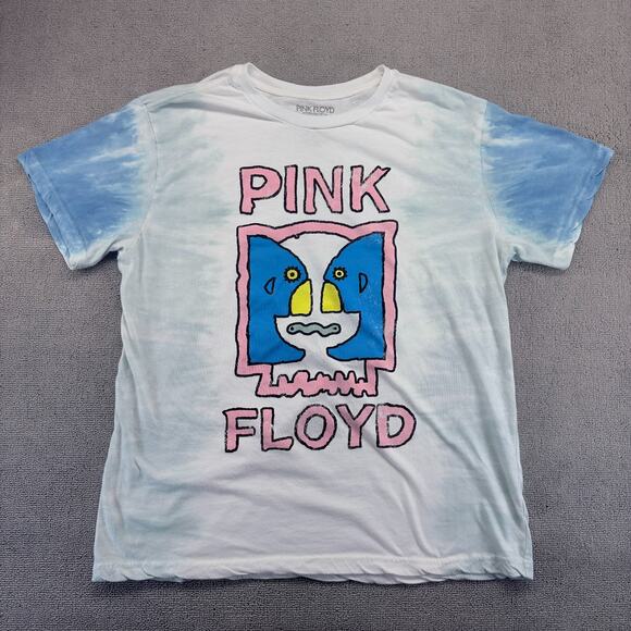 Pink Floyd Shirt Men XL White Tie Dye "Division Bell Heads" Graphic Classic Rock - Picture 1 of 8
